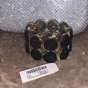 Black and gold bangle